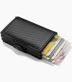 Minimalist Smart Pop-Up Wallet - RFID Blocking