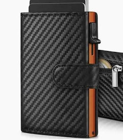 Minimalist Smart Pop-Up Wallet - RFID Blocking